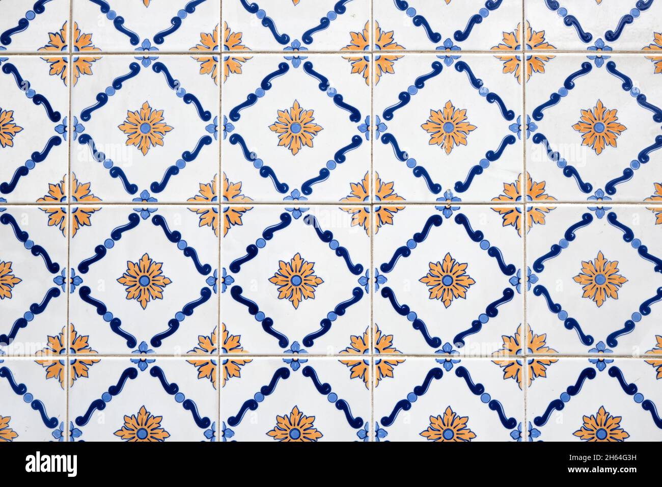 Background from a typical portuguese tiled wall Stock Photo - Alamy