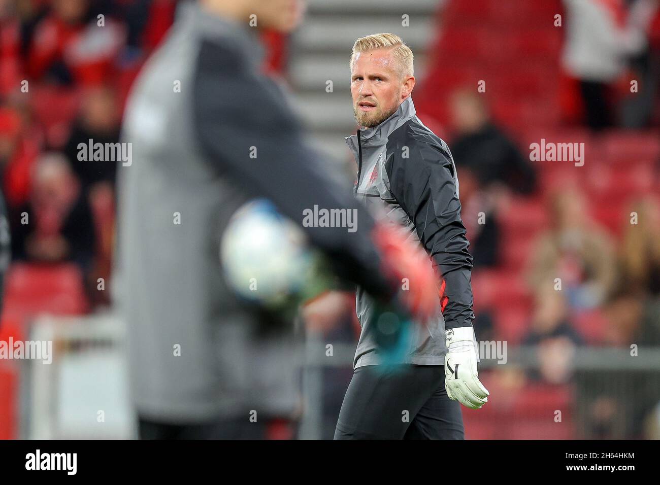 Copenhagen, Denmark. 12th Nov, 2021. Goalkeeper Kasper Schmeichel (1