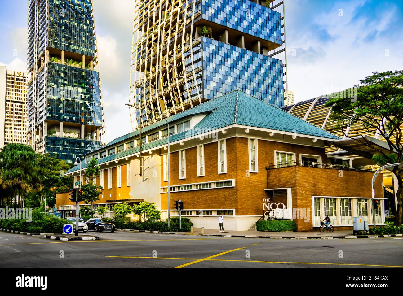 The NCO Club at JW Marriott Singapore South Beach precinct Stock Photo 