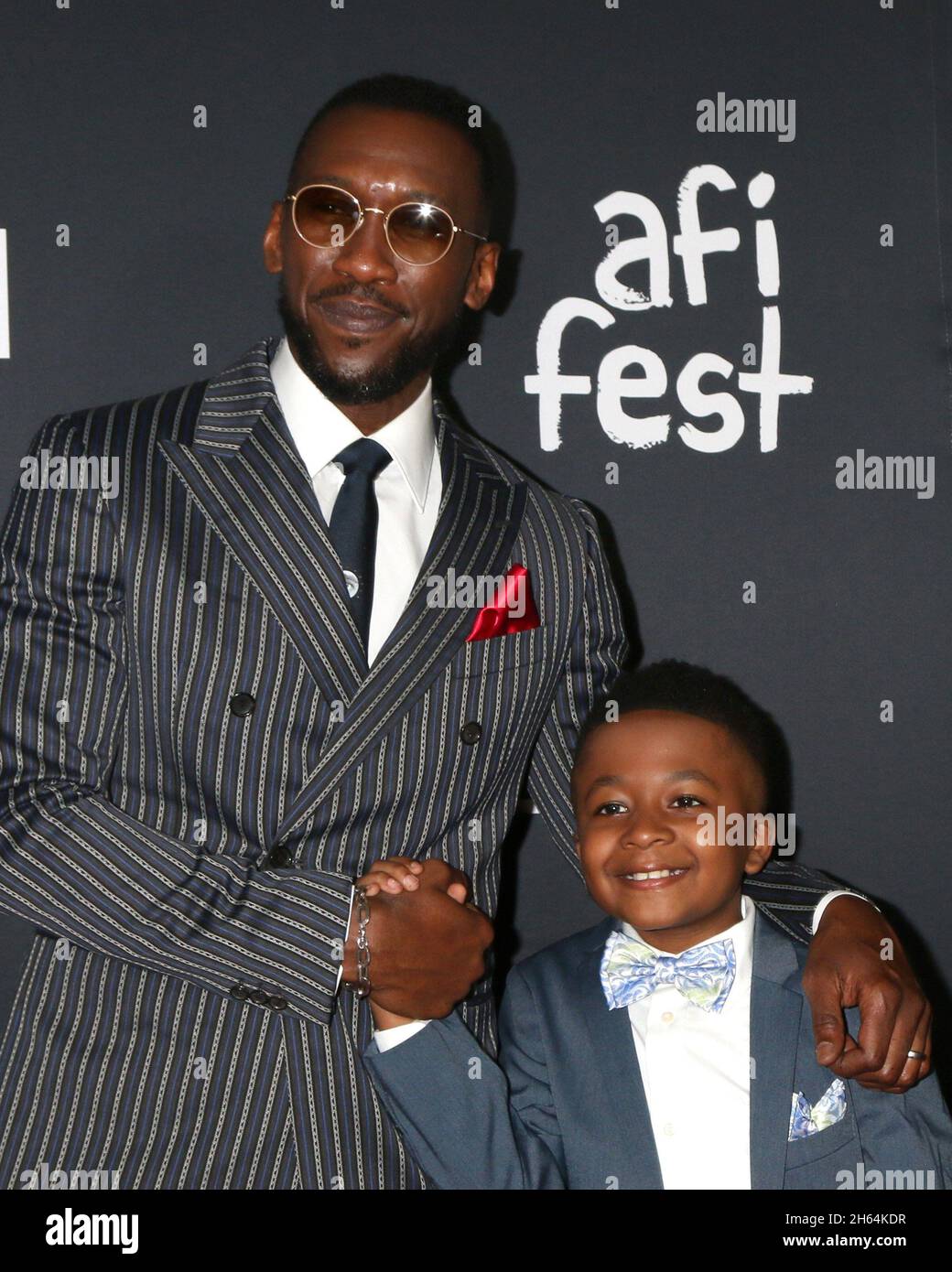 Los Angeles, USA. 12th Nov, 2021. Mahershala Ali, Dax Rey at arrivals ...