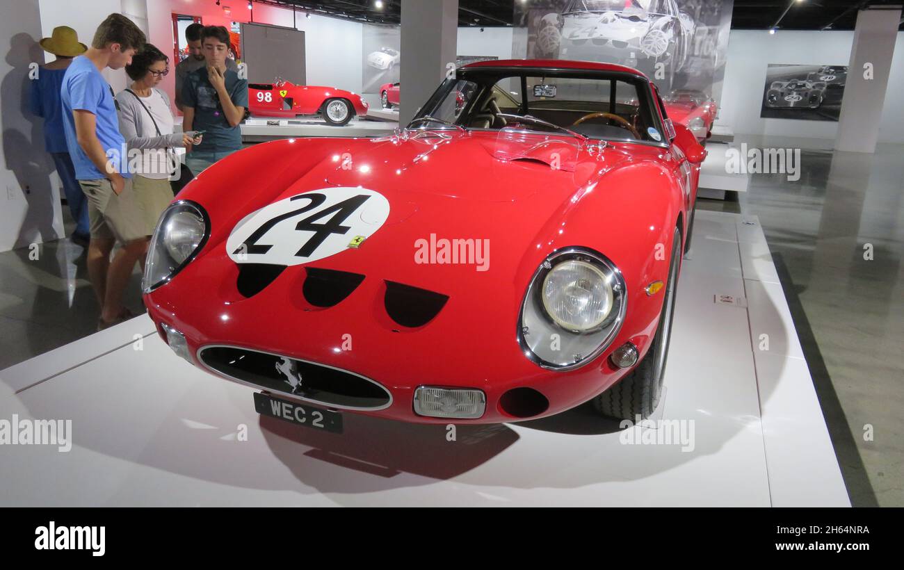#24 250 GTO at the Ferrari exhibition, Petersen Museum, Hollywood, California, USA, 6th July 2017 Stock Photo