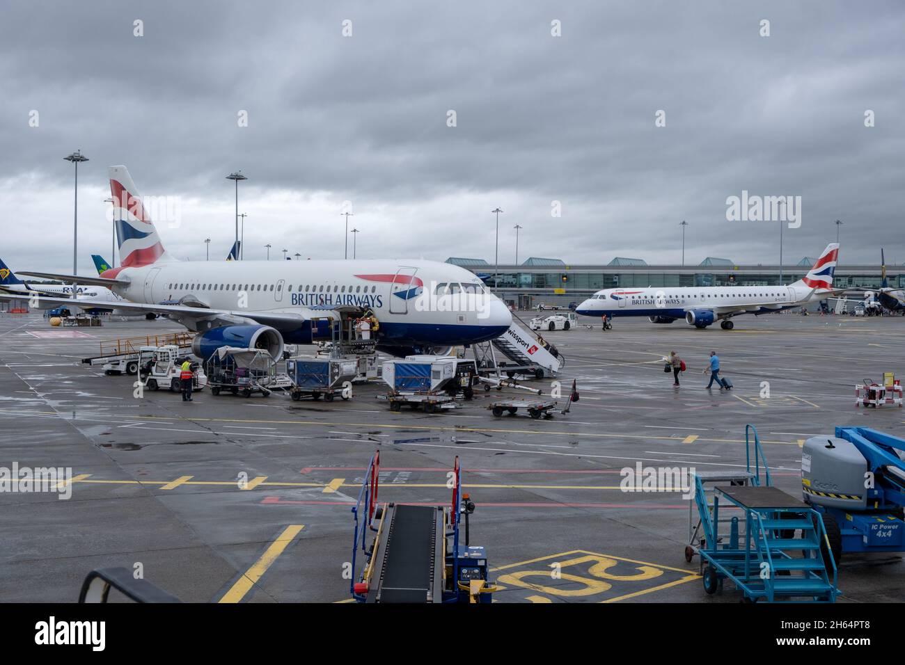 Dublin, Ireland October 09, 2021 British Airway Airbus Airpane on
