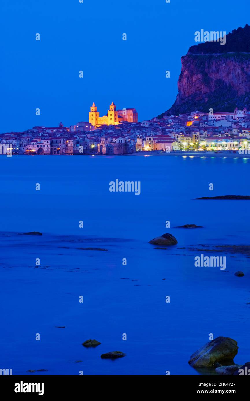 Italy, Sicily, Palermo district, Cefalu Stock Photo