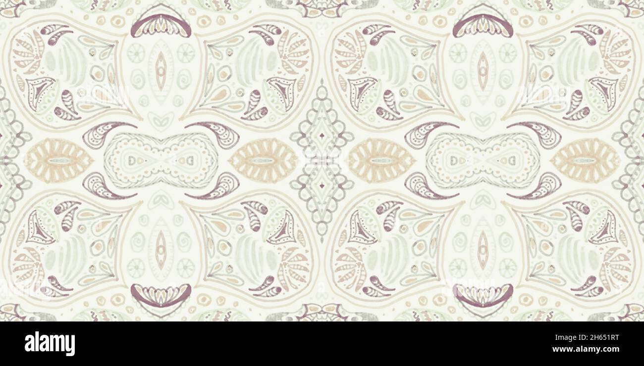 Carpet pattern motif. Seamless turkish ethnic background. Abstract paisley print. Carpet pattern design for textile. Traditional kilim texture. Art wa Stock Photo
