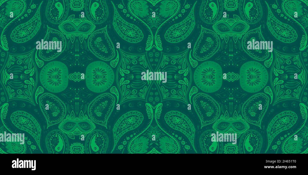 Turkish carpet. Seamless persian ethnic pattern. Abstract paisley