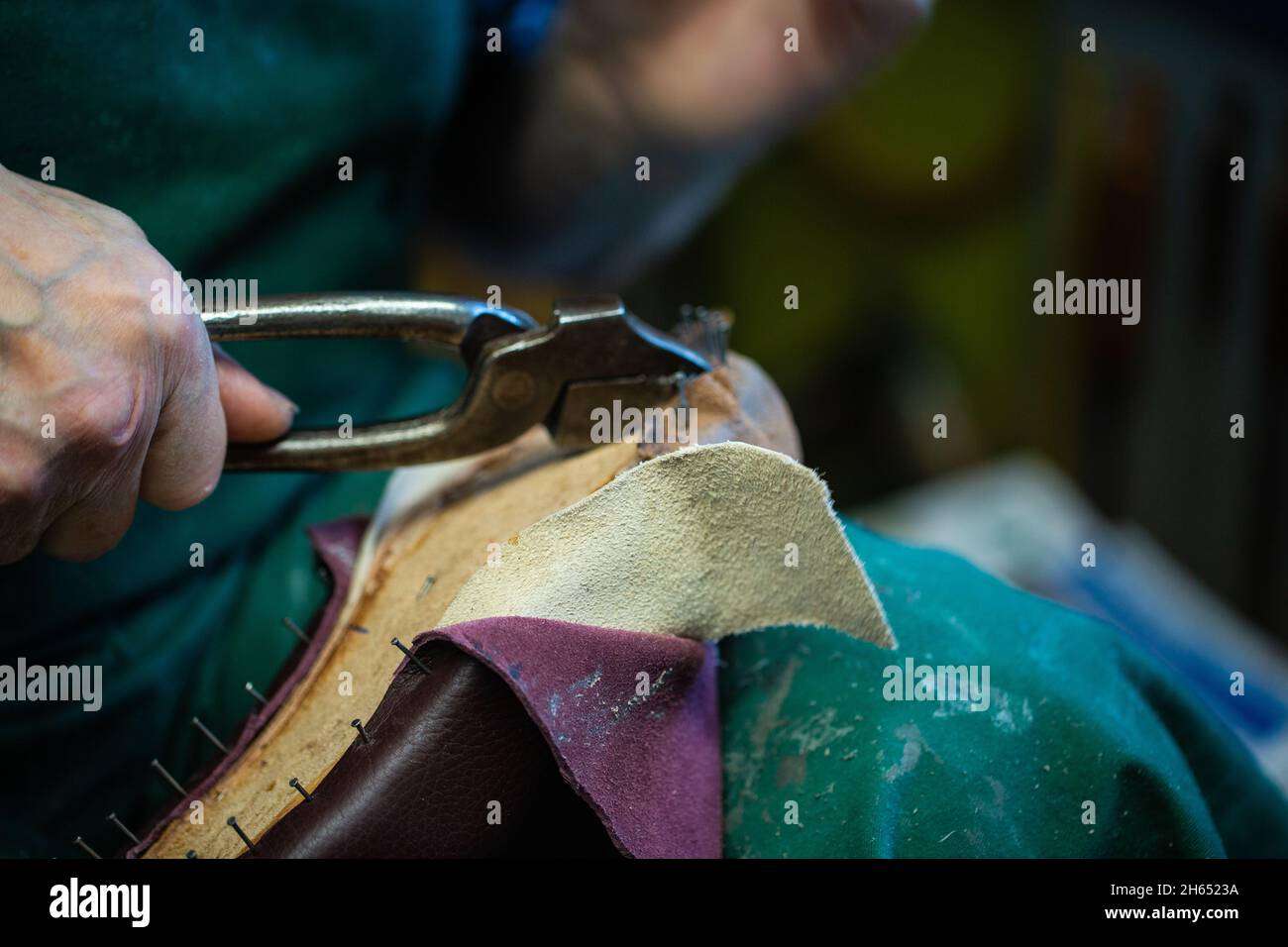 Master shoemaker producing shoes hi res stock photography and images