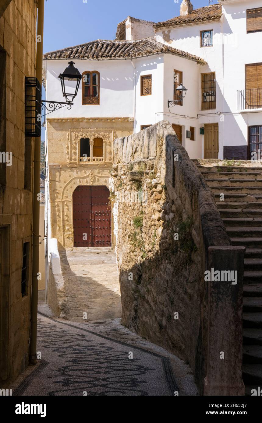 La Antigua Casa de la Inquisicion, the old House of the Inquisition, in Calle Baja Iglesia, Alhama de Granada, Granada Province, Andalusia, Spain.  In Stock Photo