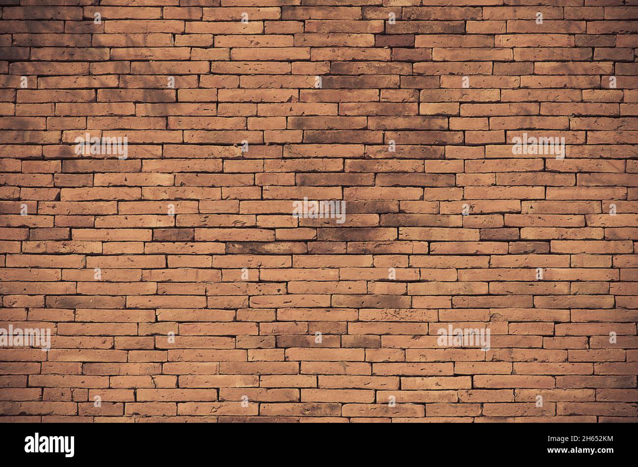 brick wall as background.Film style color effect Stock Photo - Alamy