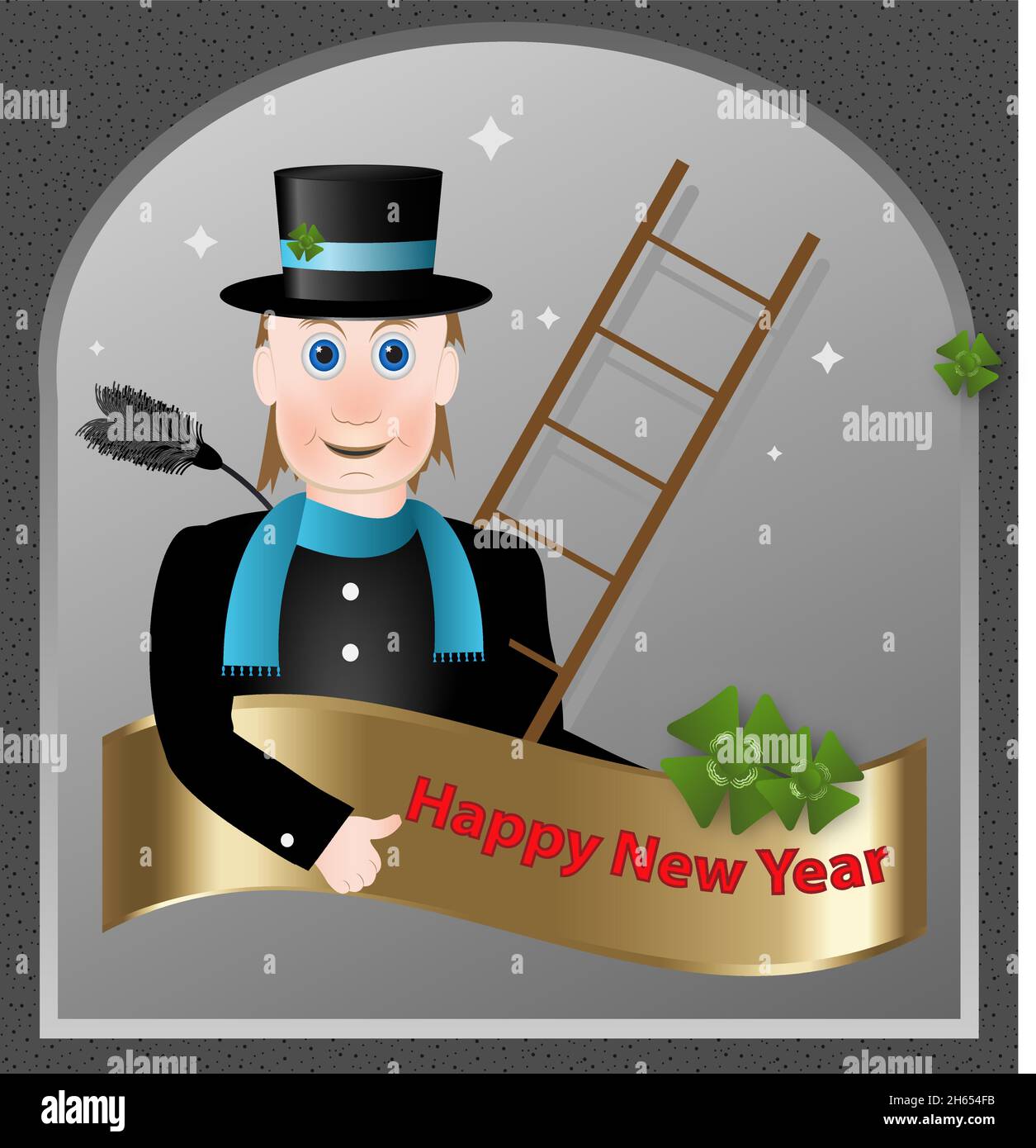 Happy New Year background illustration Stock Vector Image & Art - Alamy