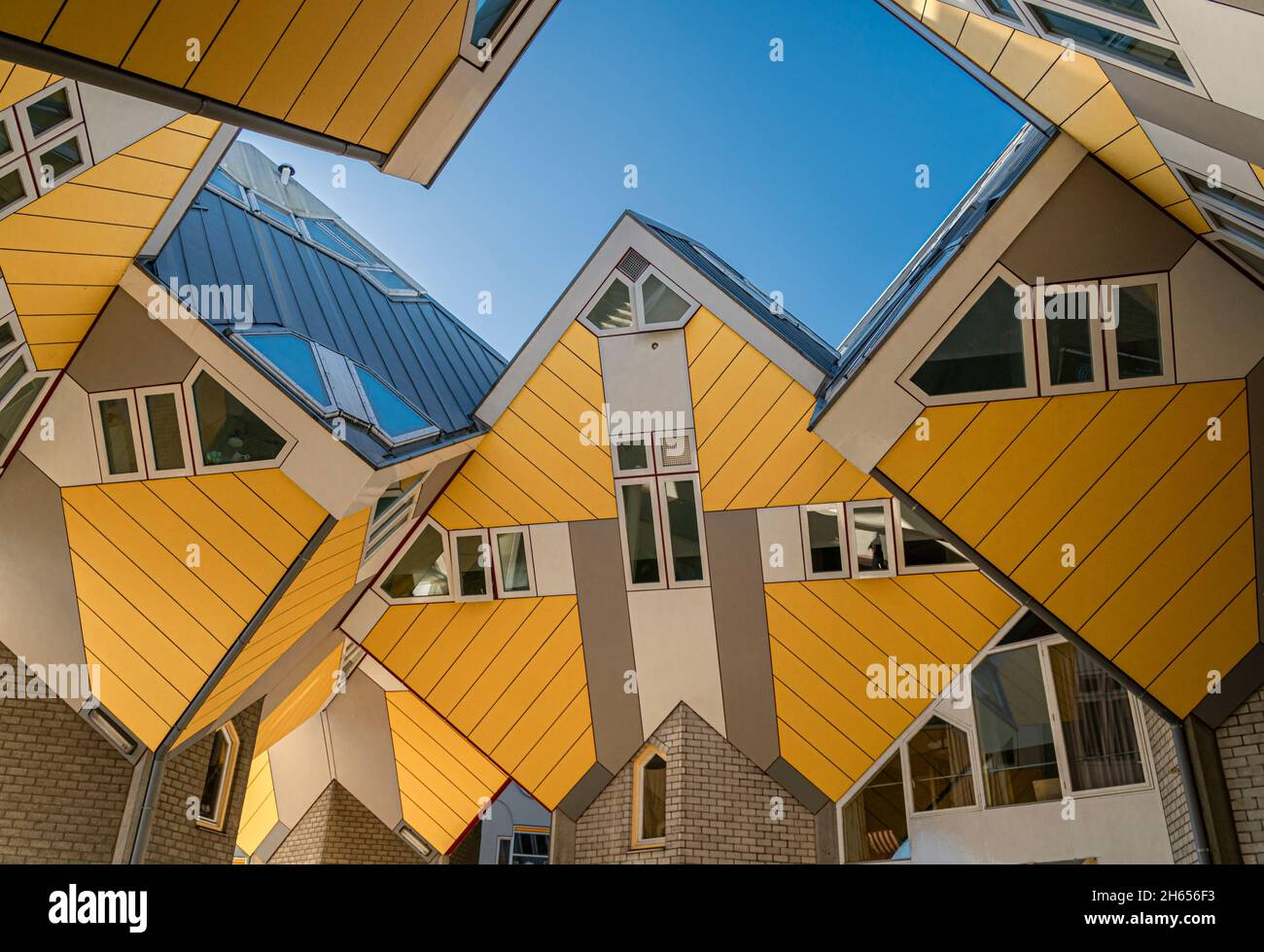 Kubuswoningen, or Cube houses in Rotterdam, Netherlands. Innovative ...