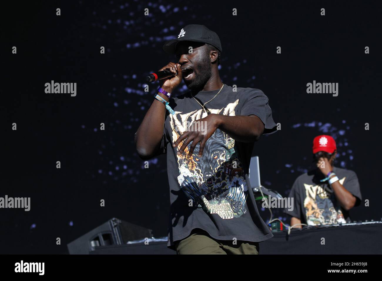 Nana Rapper Las Vegas, USA. 13th Nov, 2021. German Rapper Nana performs on stage ...