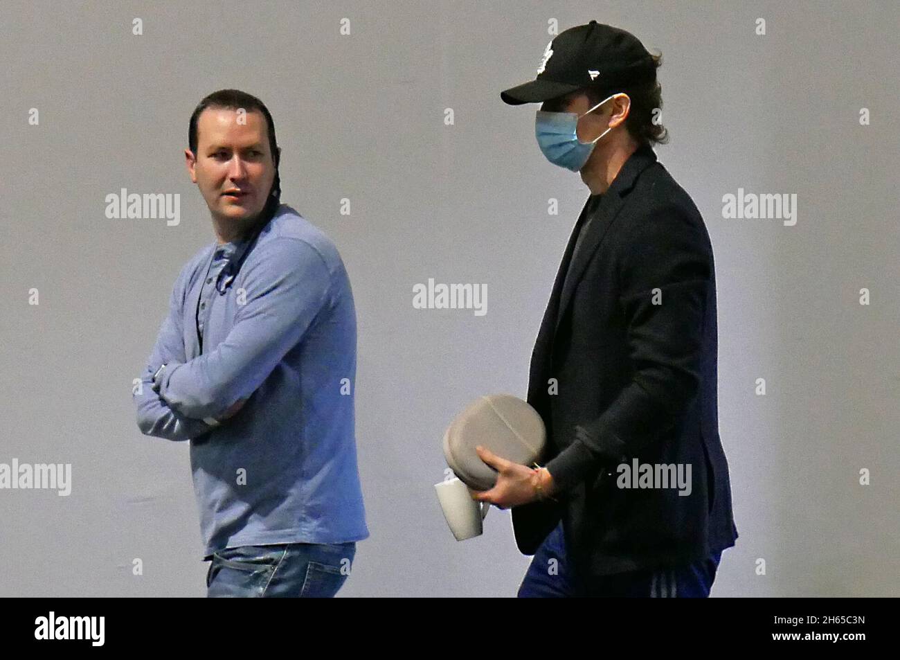 Birmingham, UK. 13th Nov, 2021. Actor Hayden Christensen (right