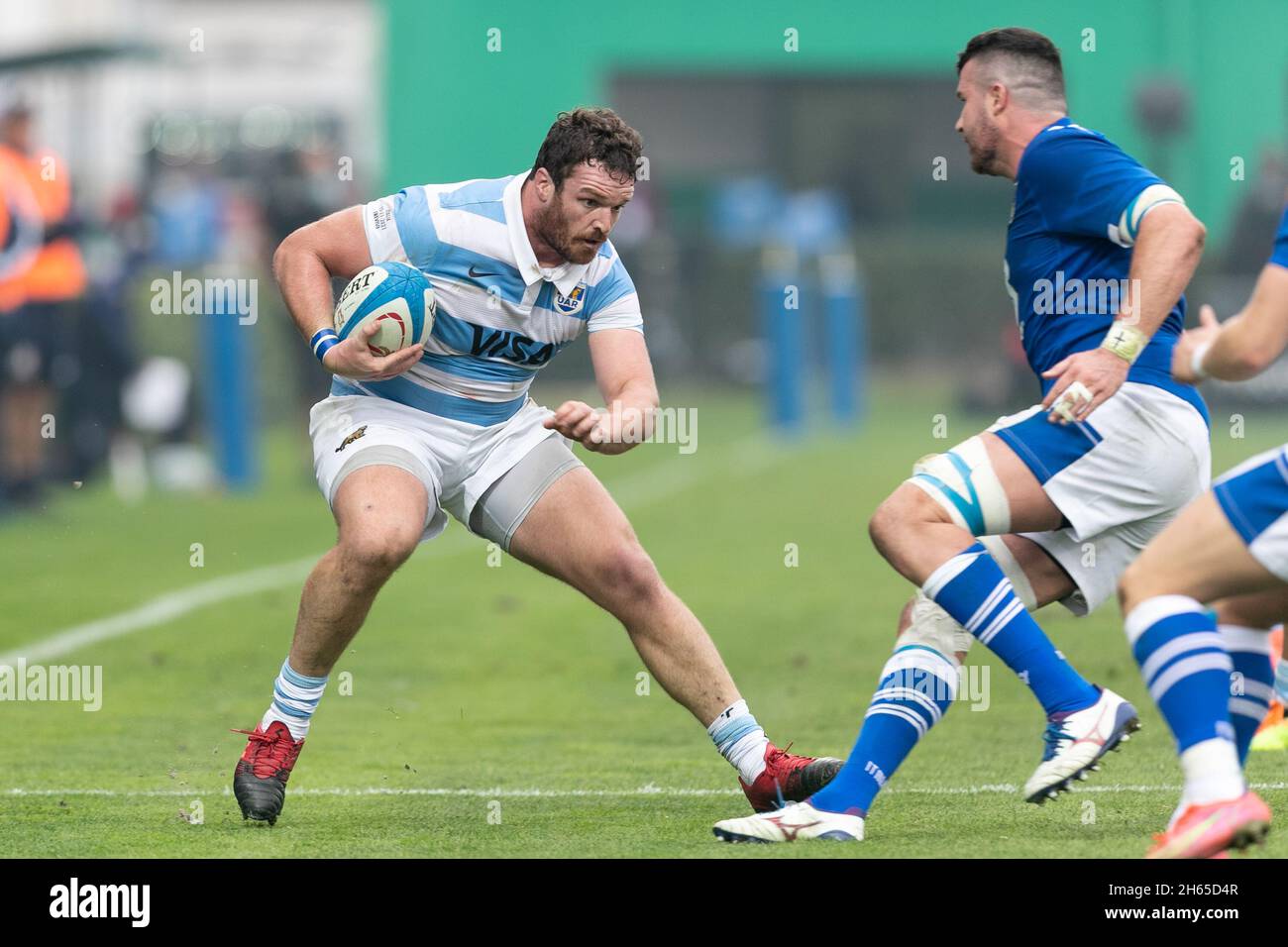 Treviso, Italy. NOV 13TH Julian Montoya in action during the Friendly International match between Italy and Argentina at Stadio Comunale di Monigo, Treviso on Saturday 13th November 2021. (Credit: Juan Gasparini | MI News) Credit: MI News & Sport /Alamy Live News Stock Photo