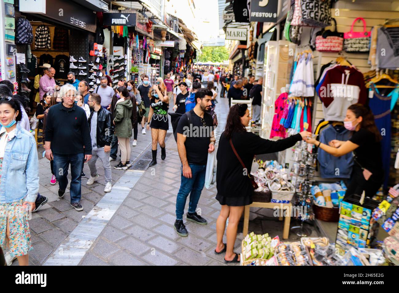 Ancient athens market women hi-res stock photography and images - Alamy