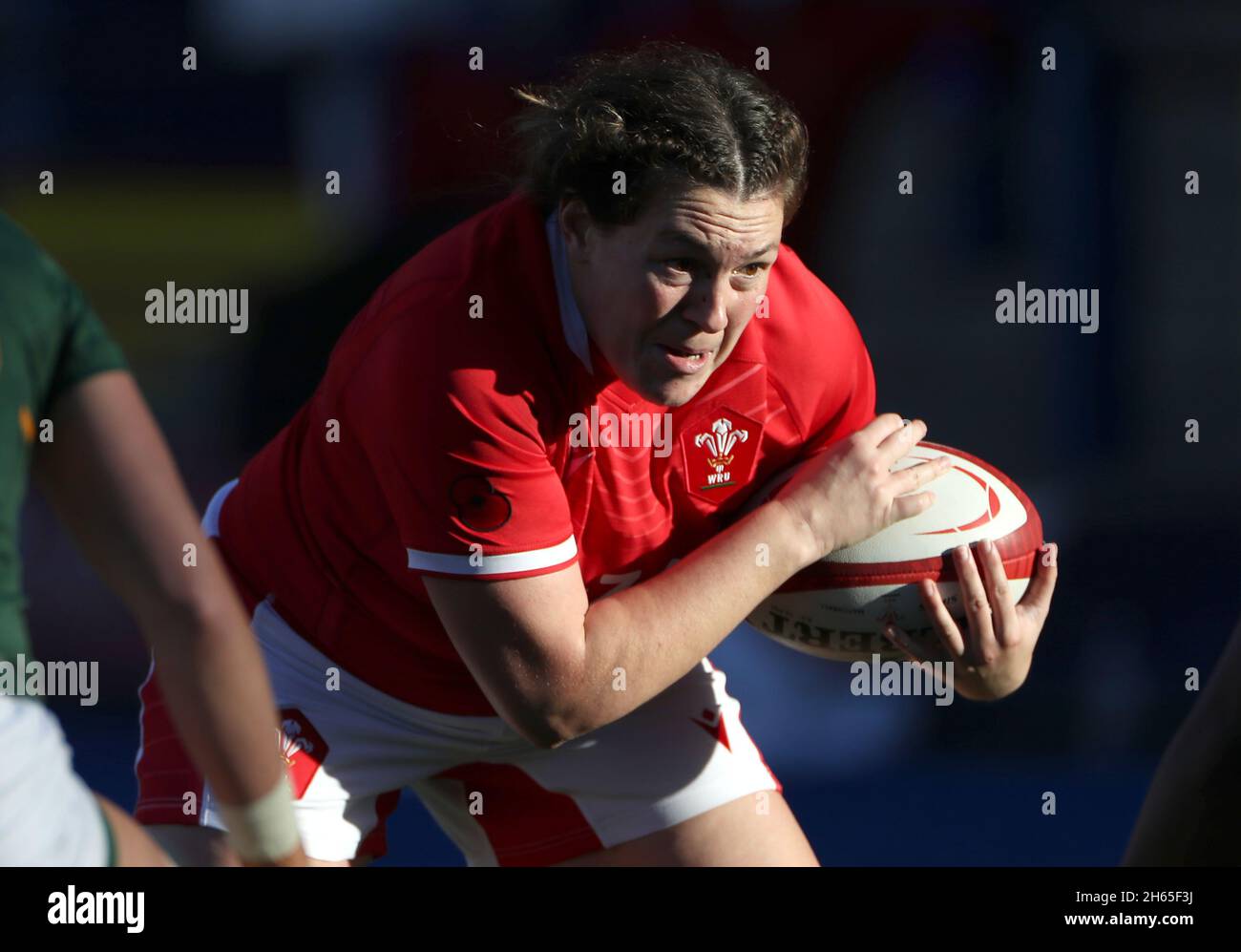 Wales' Cerys Hale during the Autumn International match at Cardiff Arms park, Cardiff. Picture date: Saturday November 13, 2021. See PA story RUGBYU Wales Women. Photo credit should read: Bradley Collyer/PA Wire. RESTRICTIONS: Use subject to restrictions. Editorial use only, no commercial use without prior consent from rights holder. Stock Photo