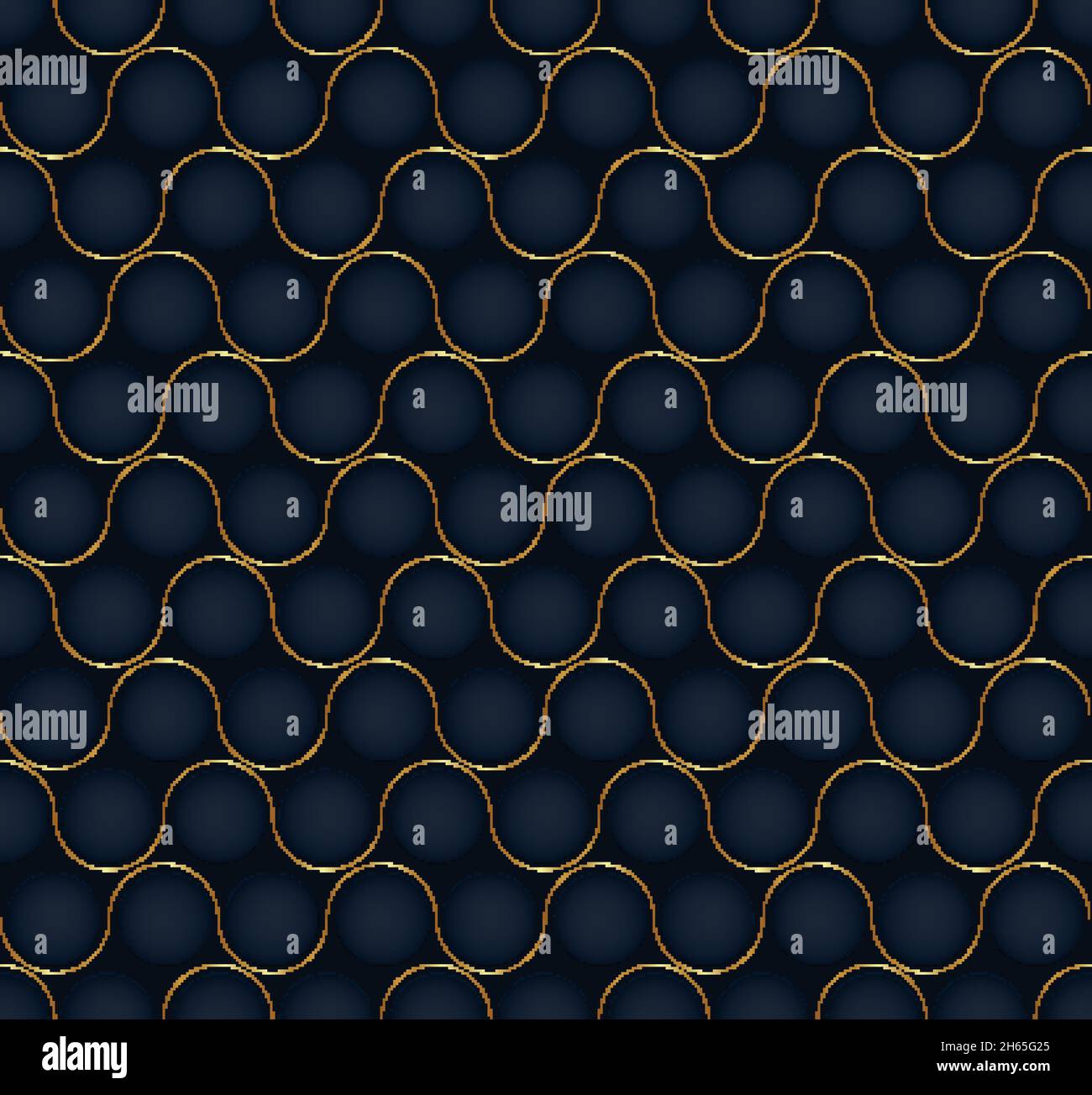 Premium Vector  Luxury monogram seamless pattern with gold color