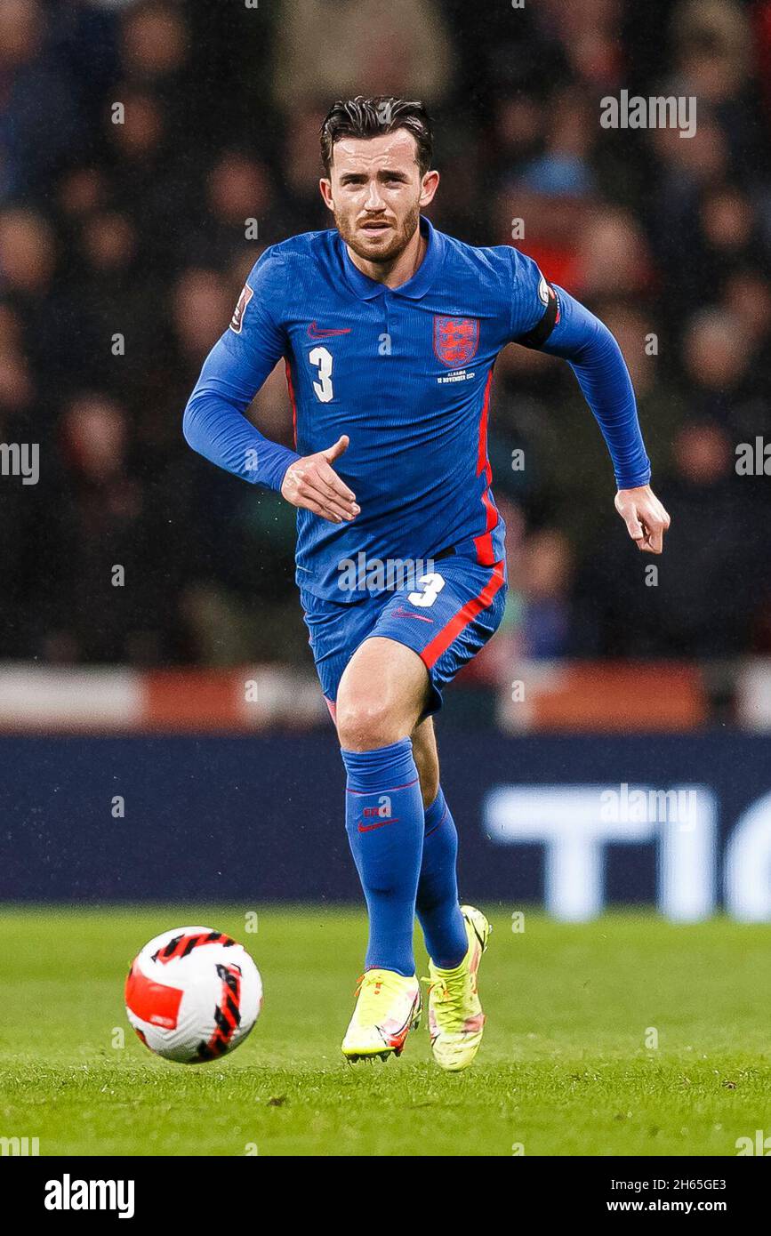 London, UK. 12th Nov, 2021. Ben Chilwell of England during the FIFA