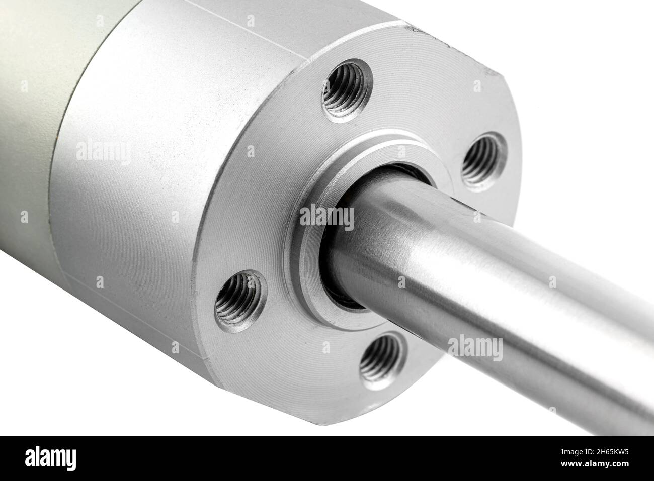 A macro photo of a piston rubber seal from a pneumatic air cylinder