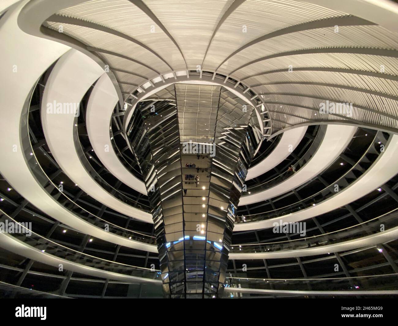 Berliner Reichstag Kuppel Stock Photo