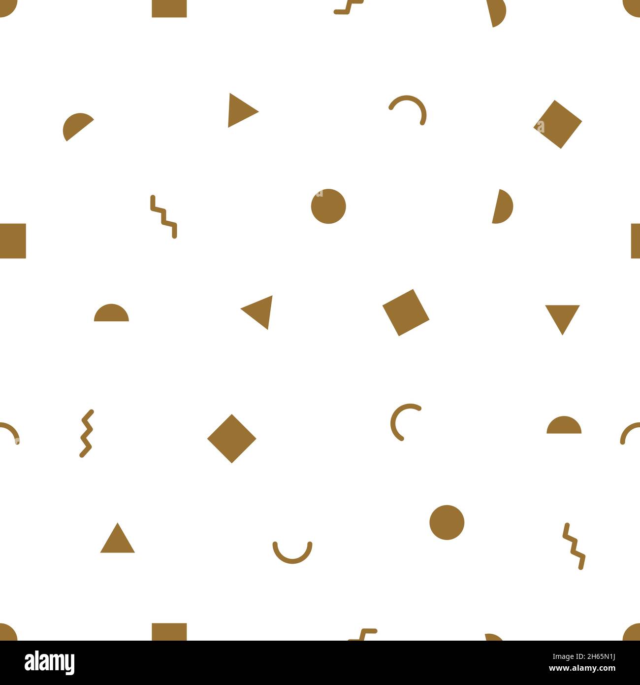 Seamless geometric flat abstract pattern. Background with tiny shapes. Hipster vector print Stock Vector