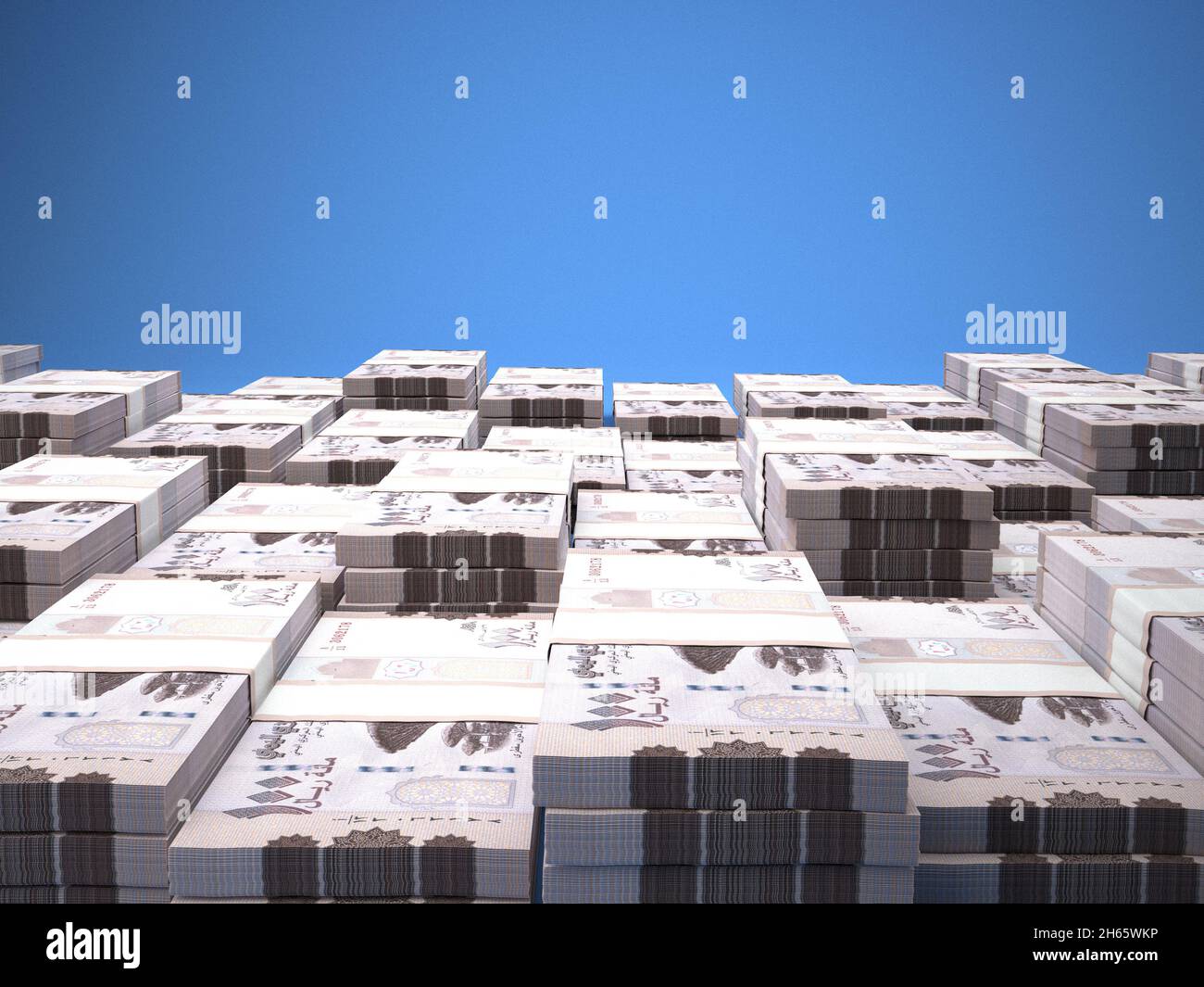 Money of Yemen. Rial bills. YER banknotes. 100 Arabic. Business ...