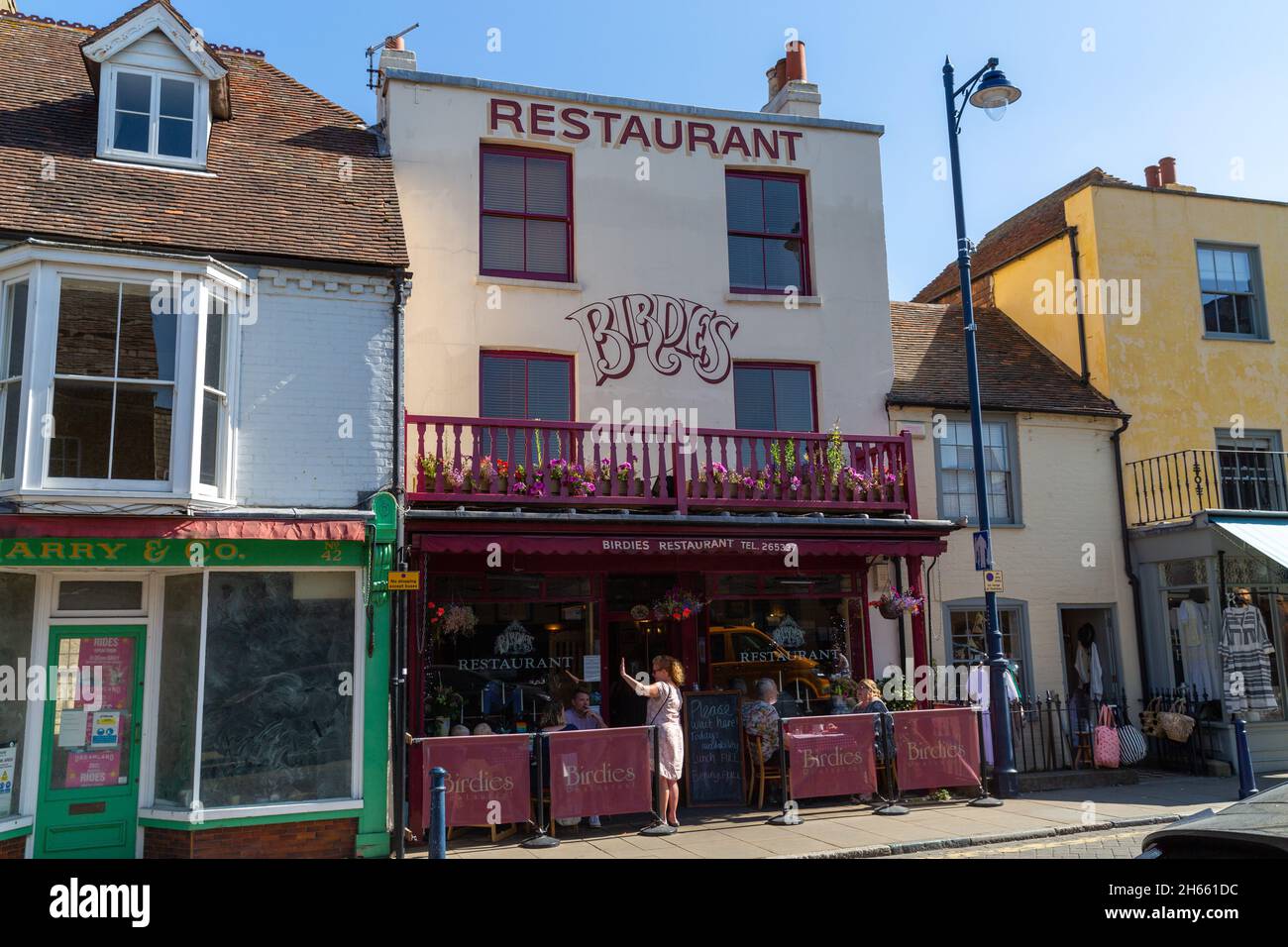 Birdies Restaurant, Whitstable Stock Photo Alamy