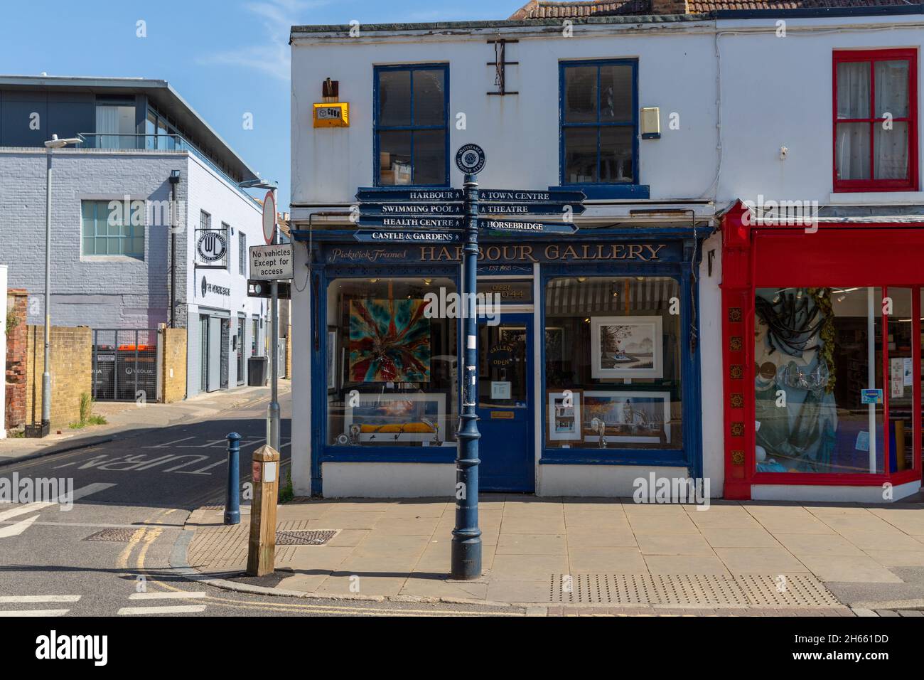Harbour gallery, Whitstable Stock Photo Alamy