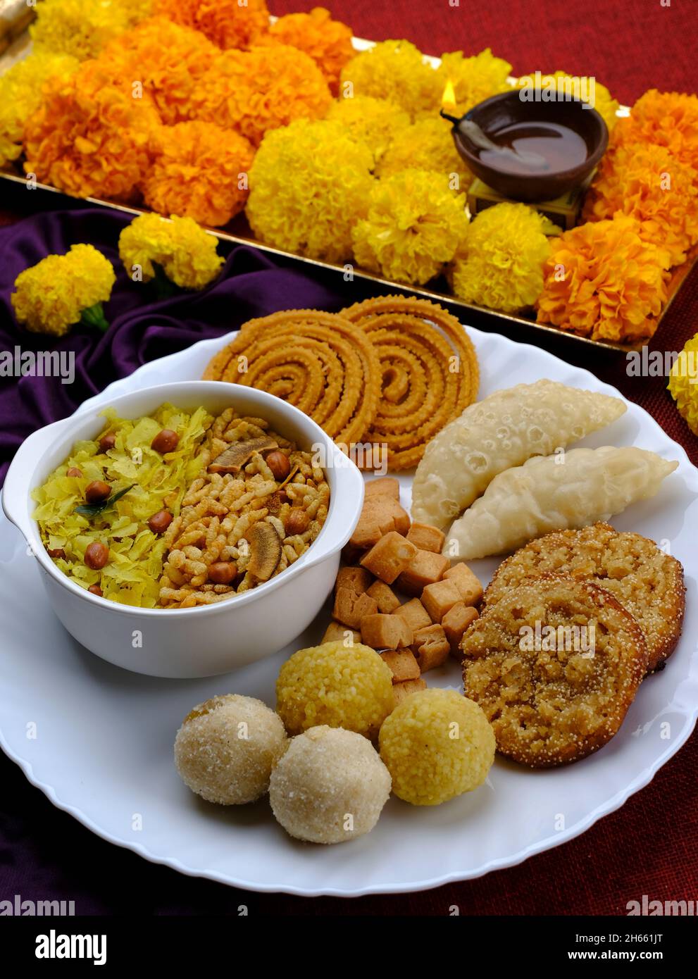 Diwali faral hi-res stock photography and images - Alamy