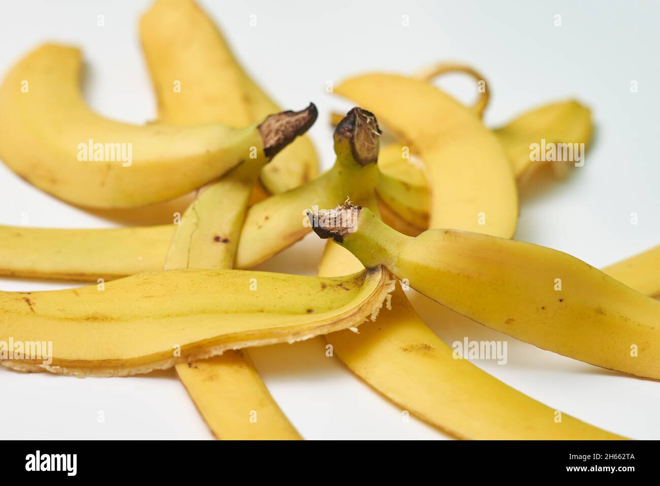 Banana peels or banana skin. Using banana peels in compost, for skin
