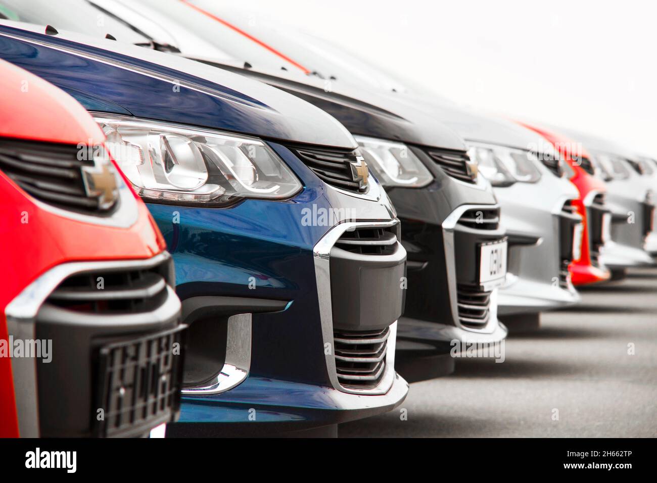 Kiev, Ukraine May 19, 2020 Chevrolet Aveo cars. Cars for sale