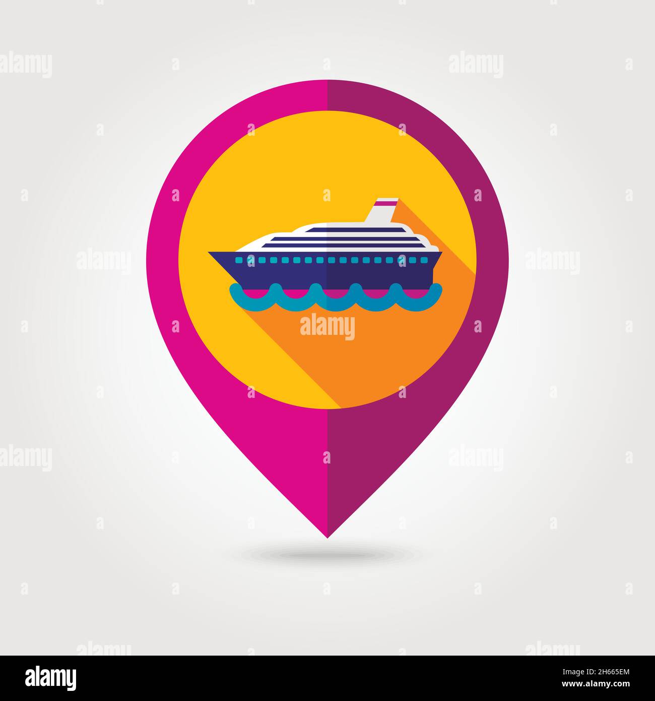 Transatlantic passenger liner Stock Vector Images - Alamy
