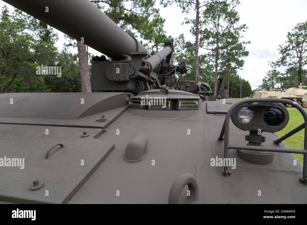 Periscope on a tank Stock Photo Alamy