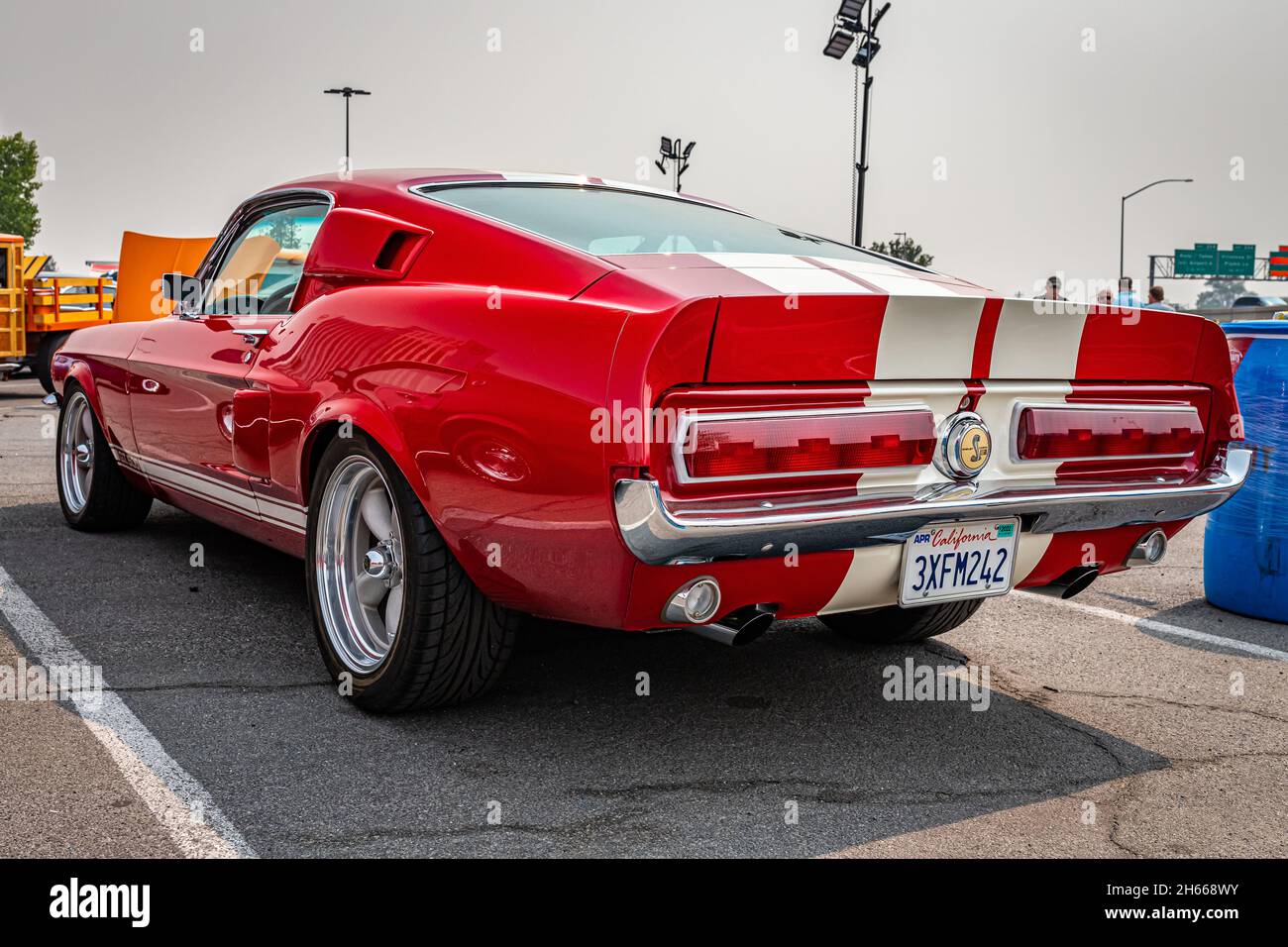 Reno, NV - August 6, 2021: 1967 Shelby Cobra GT500 fastback coupe at a ...