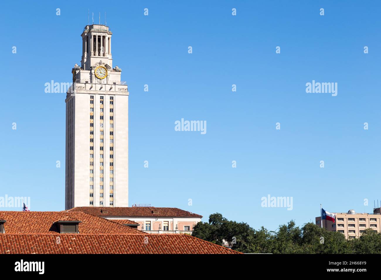 University of Texas Tower, Austin TX Stock Photo