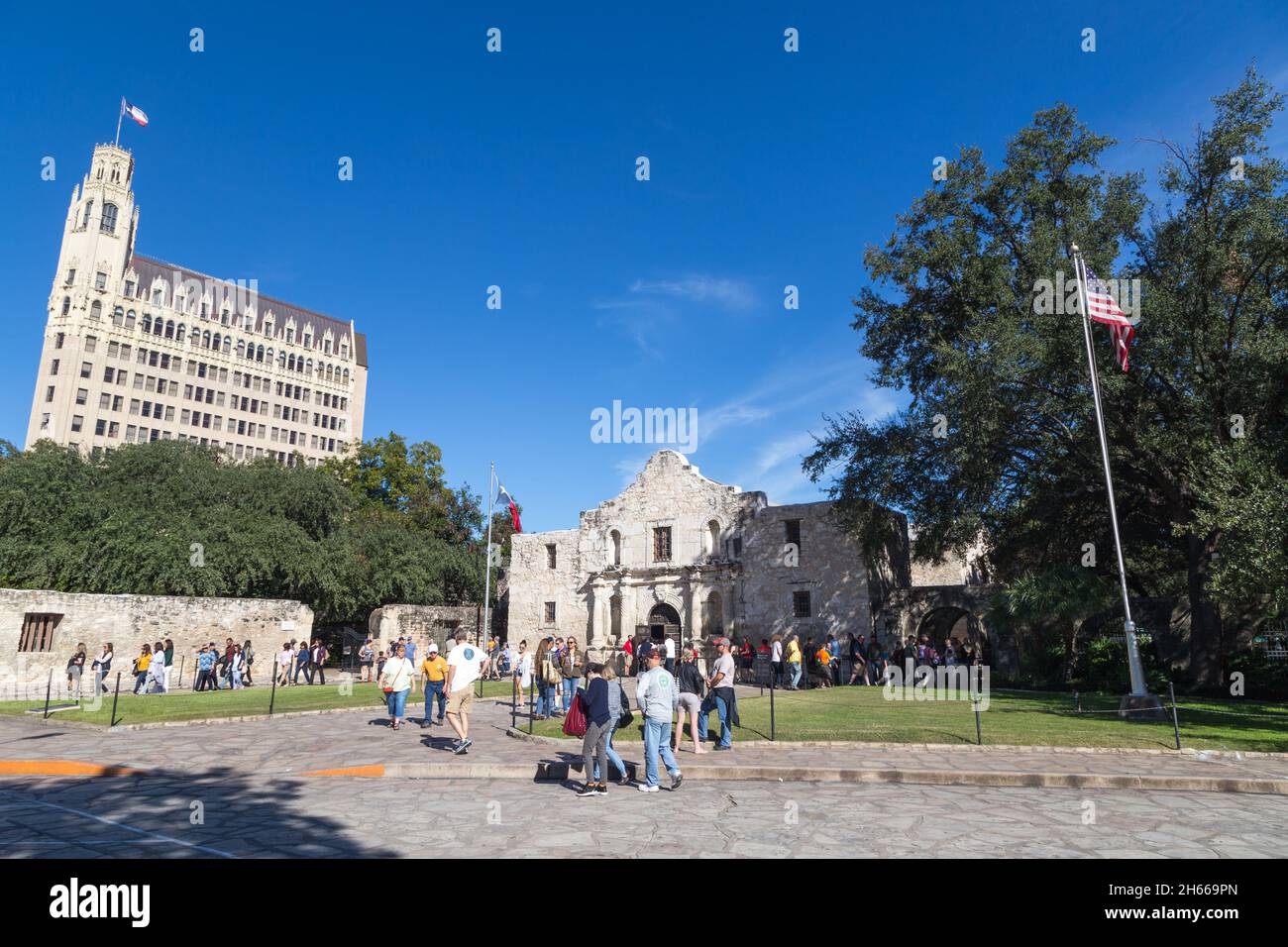 The Alamo, San Antonio TX Stock Photo