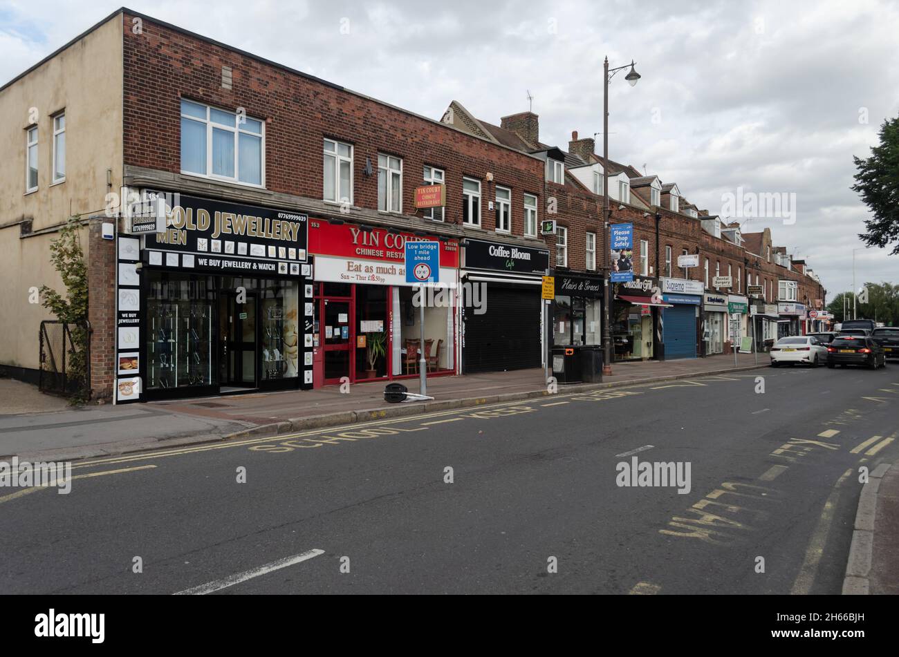 High Street Shops have long faced competition from major supermarkets, and now they face yet more competition from customers shifting to buy online. Stock Photo