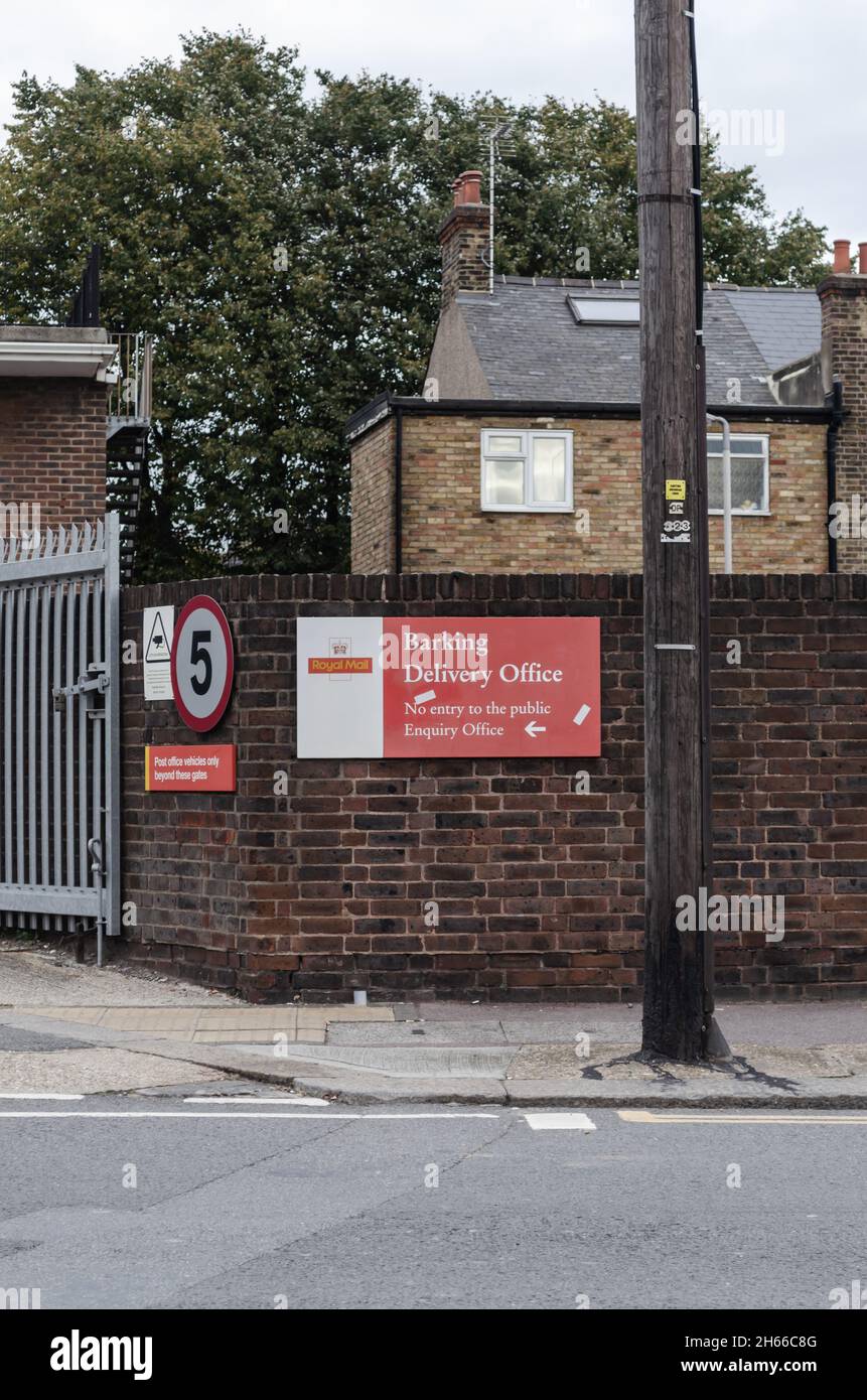 The Postal Sorting And Delivery Office In Barking, East London, UK Stock Photo Alamy