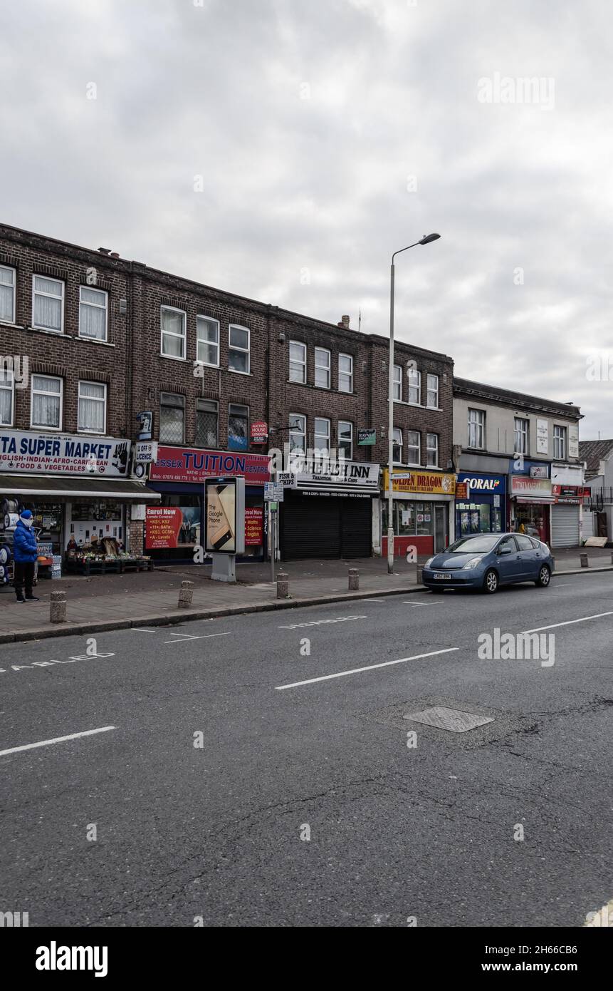 The shops along Ripple Road in Barking, London, UK Stock Photo Alamy