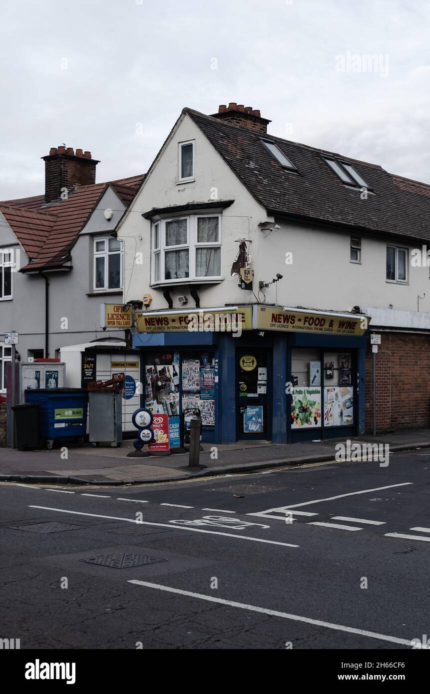 A corner shop along Movers Lane in Barking, London, UK Stock Photo Alamy