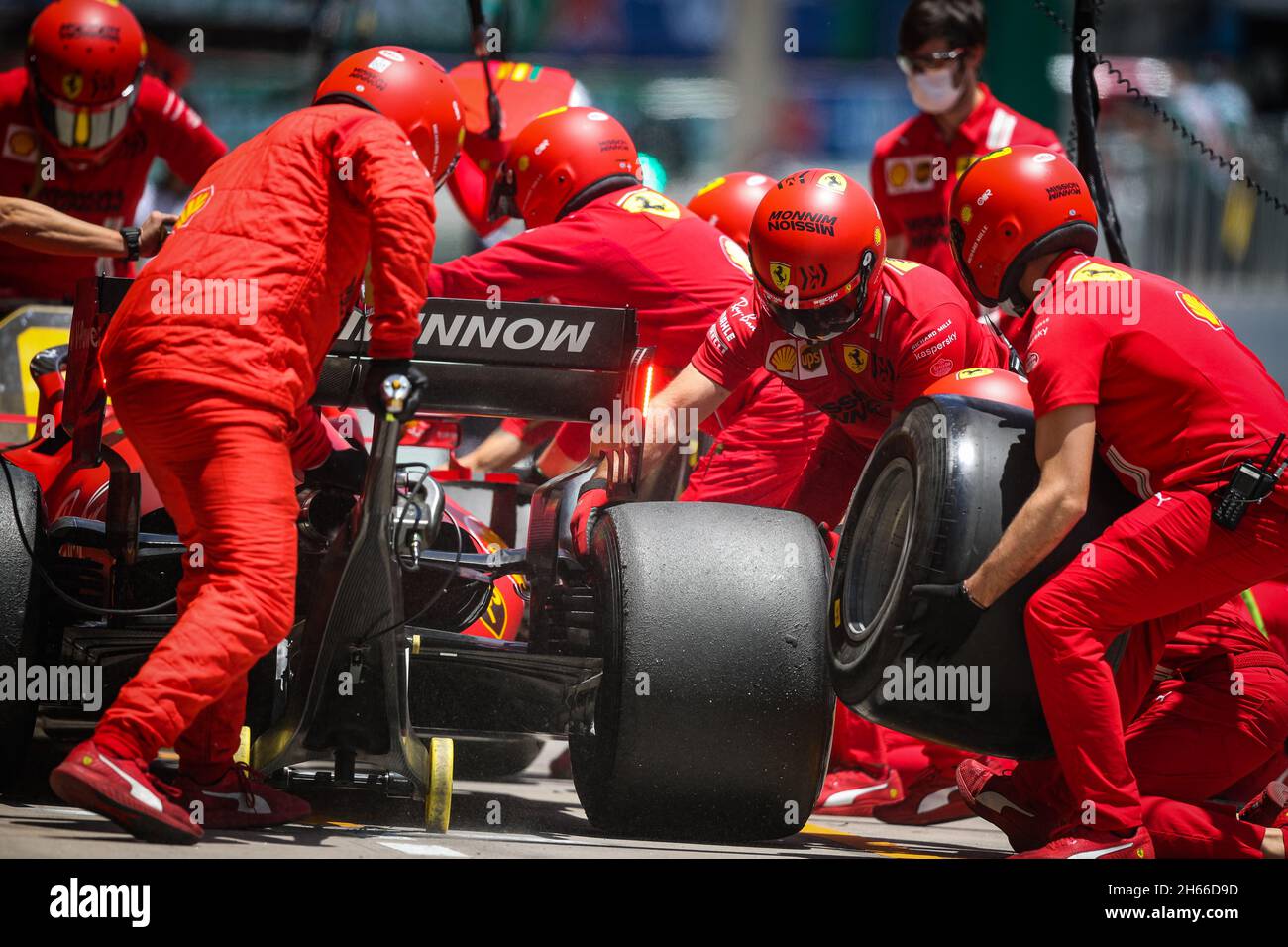 Scuderia Ferrari, ambiance pitstop during the Formula 1 Heineken Grande ...