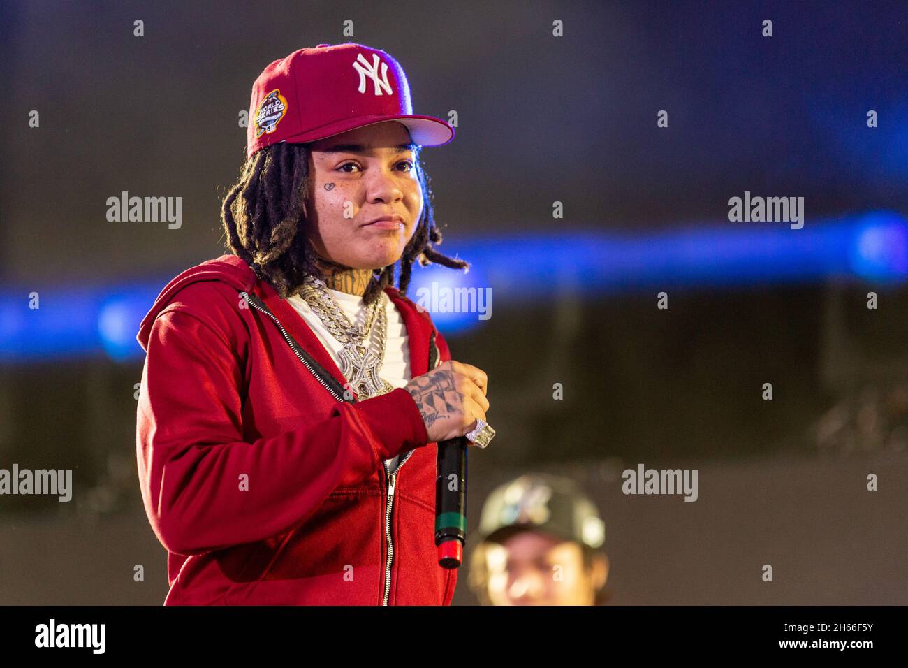Young M.A (Katorah Kasanova Marrero) during the Day N Vegas Music Festival on November 12, 2021