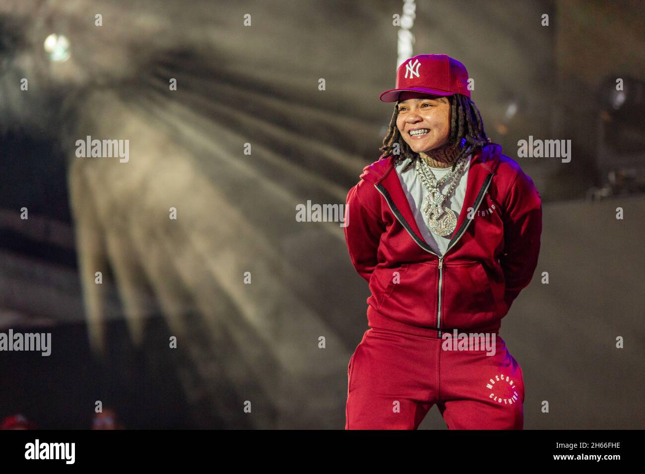Young M.A (Katorah Kasanova Marrero) during the Day N Vegas Music Festival on November 12, 2021