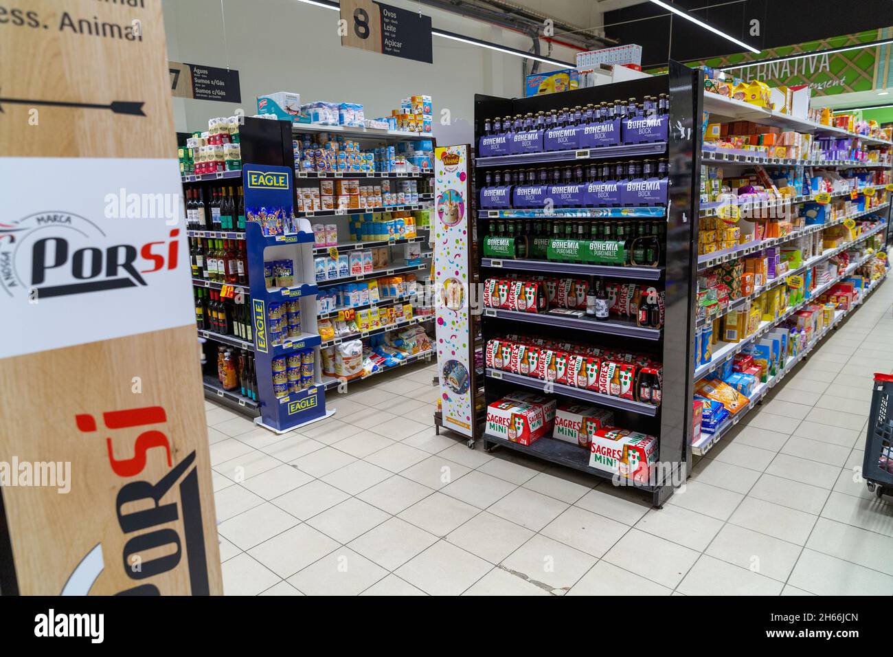 Intermarche Sagres, Portugal Stock Photo - Alamy