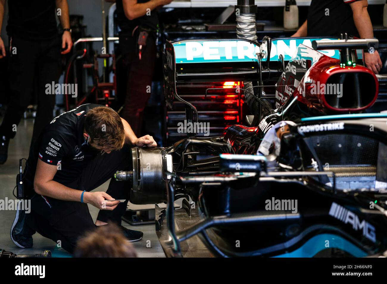 Sao Paulo, Brazil. 13th Nov, 2021. Mercedes-AMG F1 W12 E Performance, F1 Grand Prix of Brazil at Autodromo Jose Carlos Pace on November 13, 2021 in Sao Paulo, Brazil. (Photo by HOCH ZWEI) Credit: dpa/Alamy Live News Stock Photo