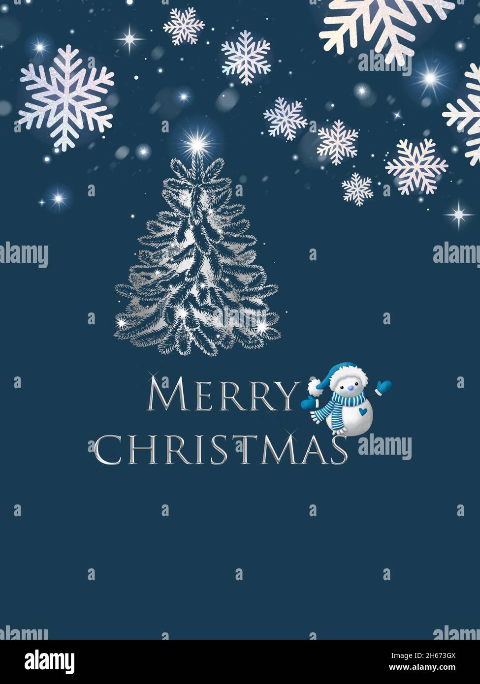 Christmas background with bokeh lights and Christmas tree Stock Photo ...