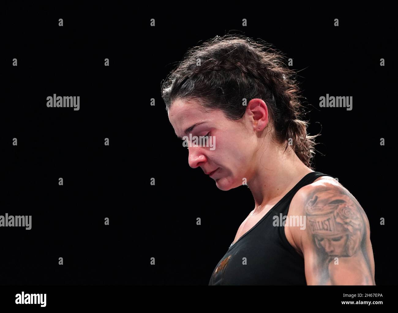 Terri Harper Reacts After Defeat By Knockout From Alycia Baumgardner In The World Boxing Council 6491