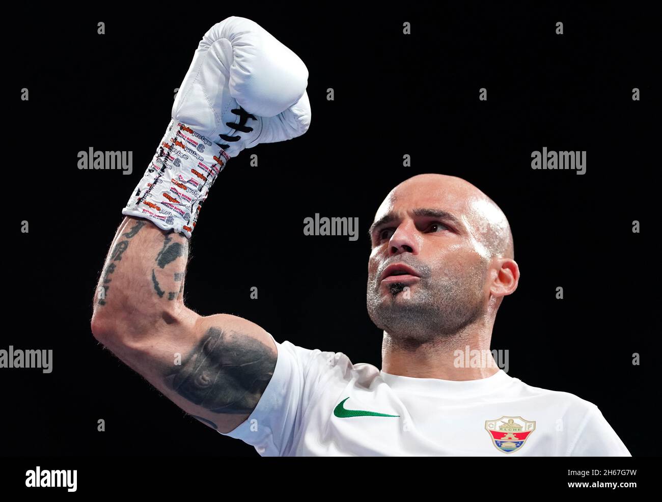 Kiko Martinez before the International Boxing Federation World Feather Title bout at Sheffield Arena. Picture date: Saturday November 13, 2021. Stock Photo