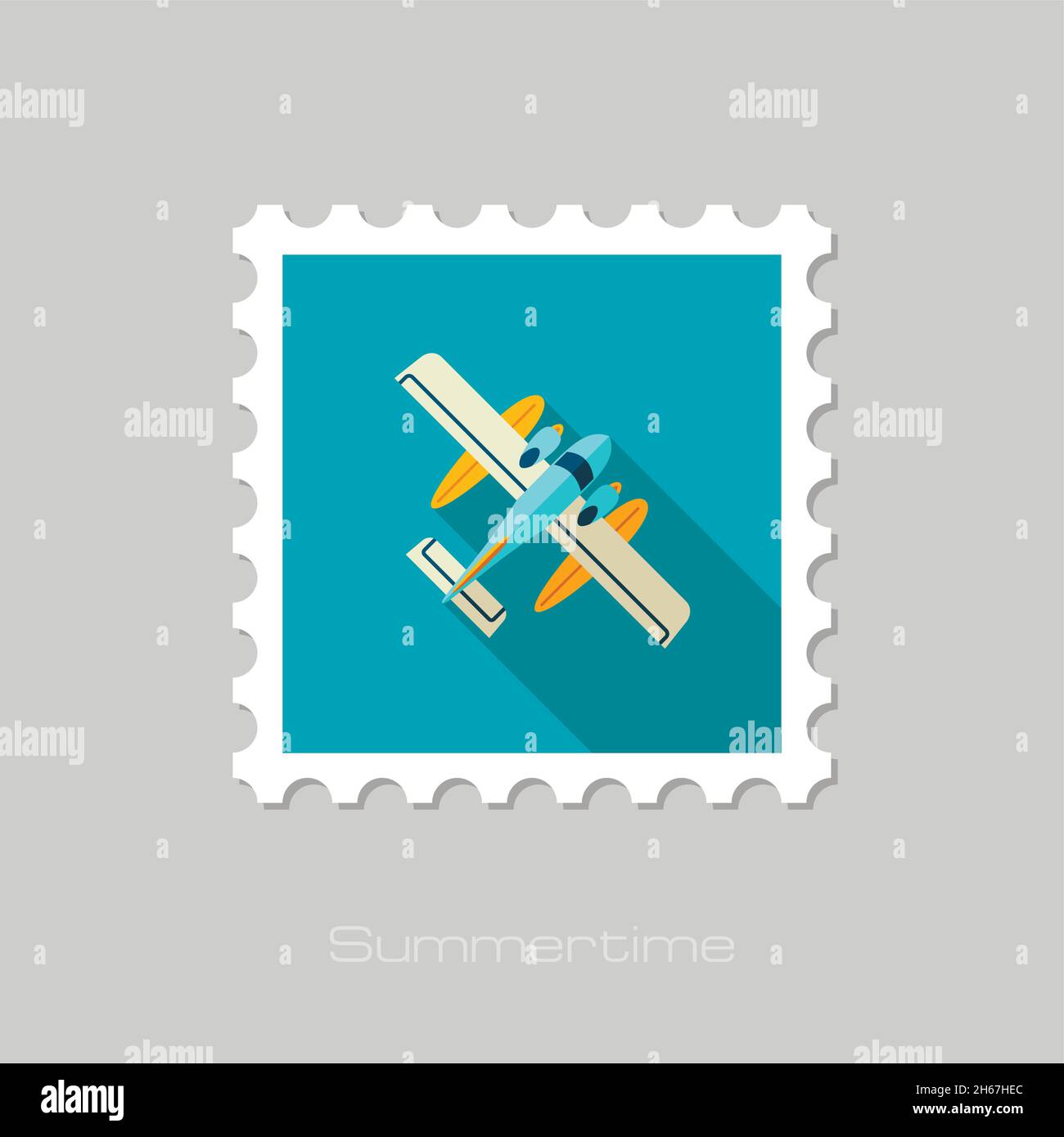 Seaplane sea plane airplane air aeroplane Stock Vector Images - Alamy