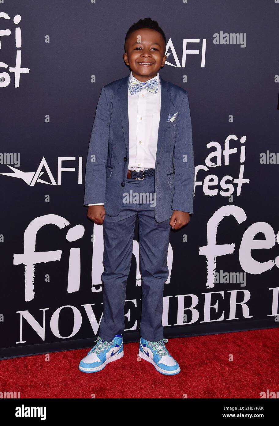 HOLLYWOOD, CA - NOVEMBER 12: Actor Dax Rey attends the 2021 AFI Fest ...