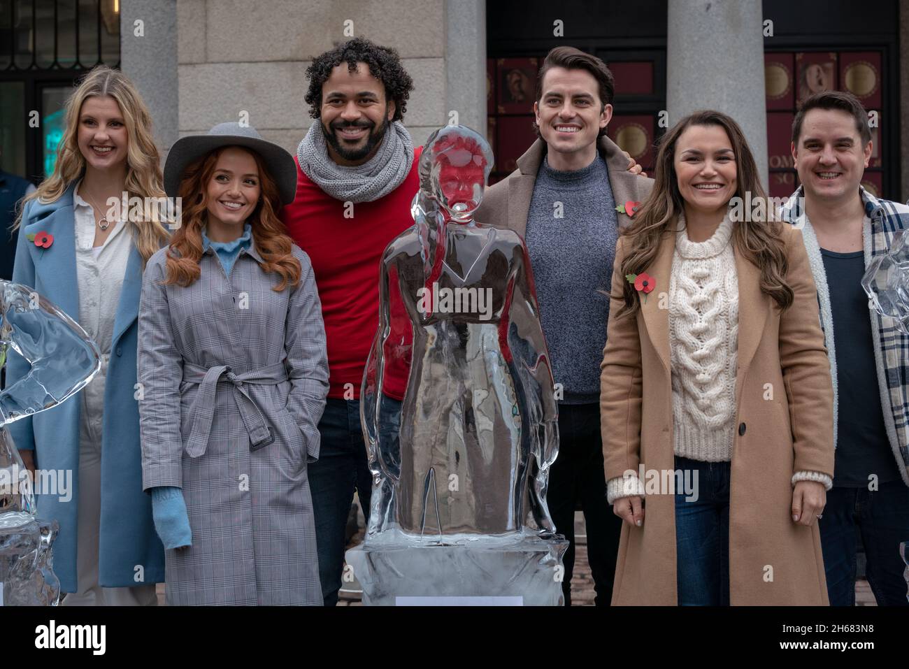 Cast of the West End theatre Disney production ‘Frozen The Musical